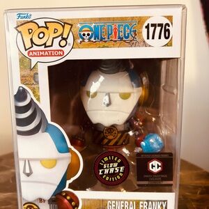 Funko Pop! Vinyl One Piece General Franky #1776 Glow Chase Chalice Collectibles